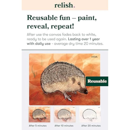 Relish - Dementia Aquapaints Activities - Pack of 5 Reusable Water Painting Toys, Garden Wonders, Alzheimer’s Products & Gifts for Elderly/Seniors