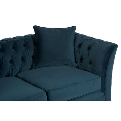 2 Seater Midnight Velvet Sofa, Sabrina
