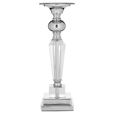 Amara Crystal and Metal Large Candle Holder