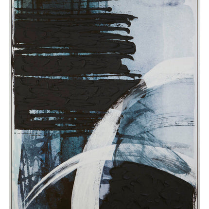 Astratto Blue and Black Wall Art
