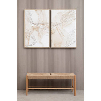 Astratto Set of Two Natural Abstract Wall Art
