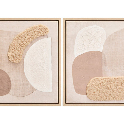 Astratto Set Of 2 Natural Textured Wall Art