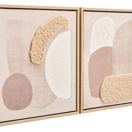 Astratto Set Of 2 Natural Textured Wall Art