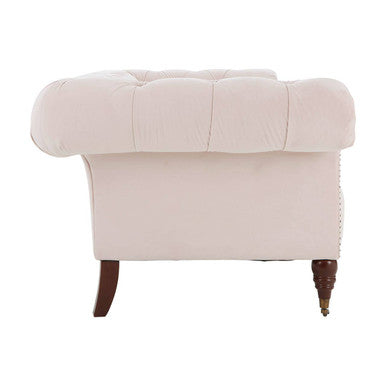 3 Seater Blossom Fabric Chesterfield Sofa, Suri