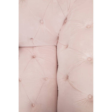 3 Seater Blossom Fabric Chesterfield Sofa, Suri