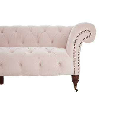 3 Seater Blossom Fabric Chesterfield Sofa, Suri