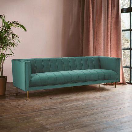 3 Seater Green Sofa, Otylia
