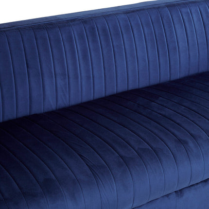 3 Seater Deep Blue Sofa, Opal