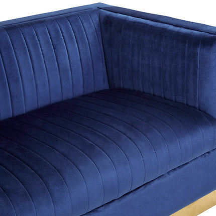 3 Seater Deep Blue Sofa, Opal