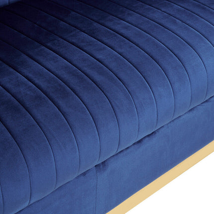 3 Seater Deep Blue Sofa, Opal