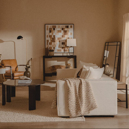 3 Seater Cream Sofa, Marseille