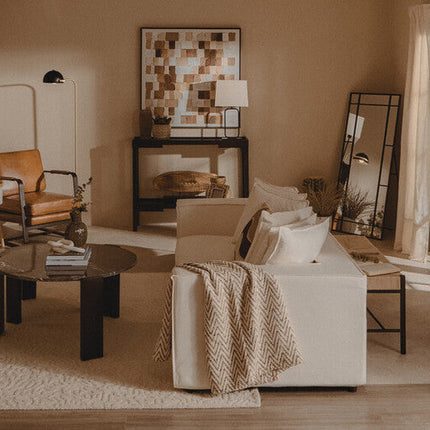 3 Seater Cream Sofa, Marseille