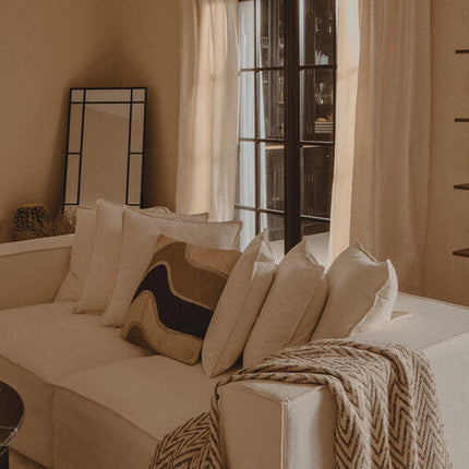 3 Seater Cream Sofa, Marseille