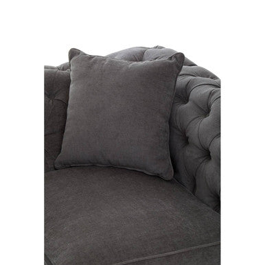 2 Seater Grey Fabric Sofa, Spencer