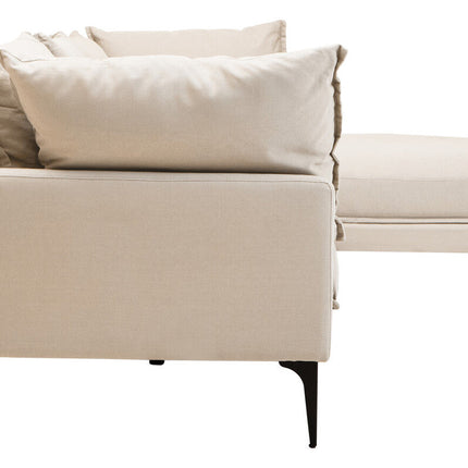 3 Seater Cream  Right Chaise Sofa, Comfee