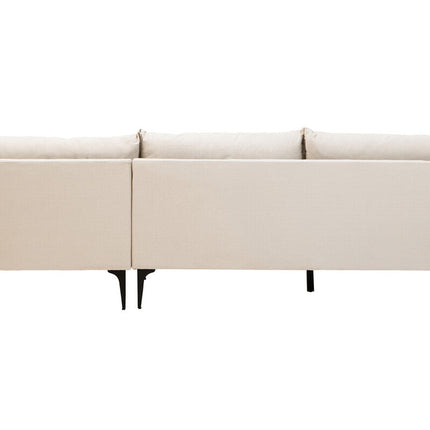 3 Seater Cream  Right Chaise Sofa, Comfee