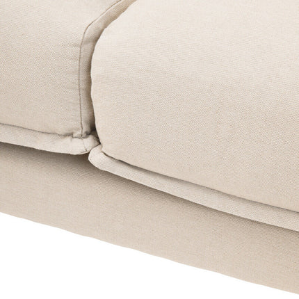 3 Seater Cream  Right Chaise Sofa, Comfee