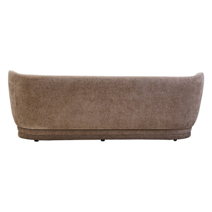3 Seater Deep Stone Chenille Curved Sofa, Delray