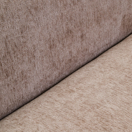 3 Seater Deep Stone Chenille Curved Sofa, Delray