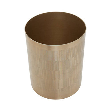 Allegra Champagne Finish Waste Bin
