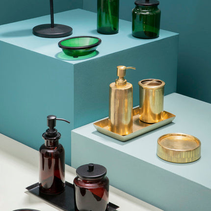 Allegra Metallic Gold Soap Dispenser