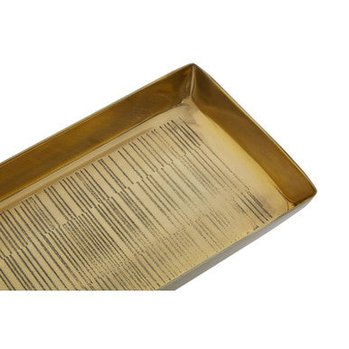 Allegra Gold Line Effect Bathroom Tray