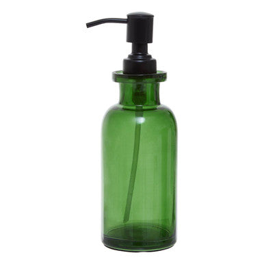 Allegra Kiara Green Glasss Soap Dispenser