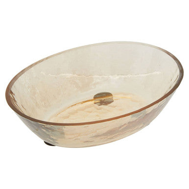 Allegra Oval Glass Soap Dish