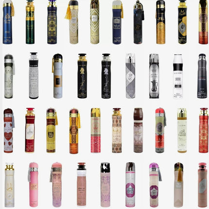 Arabian Air Freshener 6 x 300ml Long Lasting Room Spray Choose 6 Mix And Match