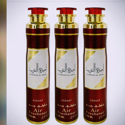 Arabian Air Freshener 6 x 300ml Long Lasting Room Spray Choose 6 Mix And Match