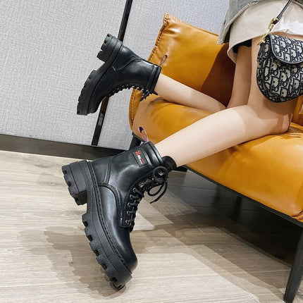 Female British Style Martin Boots