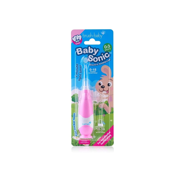 brush-baby BabySonic Electric Toothbrush 0-3 years - Pink