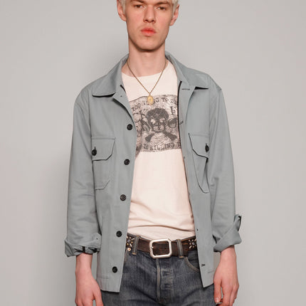 Cotton Workshirt in Grey