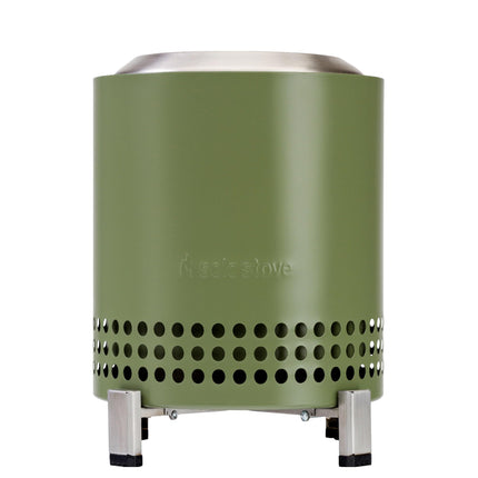 Solo Stove Mesa XL Tabletop Fire Pit with Stand | Low Smoke Outdoor Table Top Fire Pit | Fueled by Pellets or Wood, Stainless Steel, With Travel Bag,