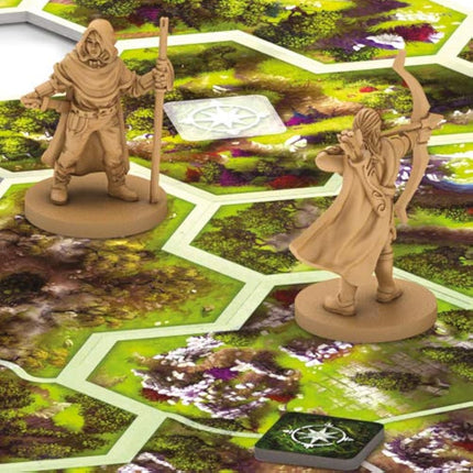 Asmodee-The Lord of the Rings Travel to Middle-Earth, Table Game Colour, 10700