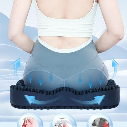 Gel Seat Cushion, Extra19.7"Chair Seat Pads for Wheelchair, Soft Cushions for Car Office Chair for Pressure Coccyx Sciatica Pain Relief, Ergonomic