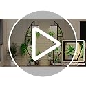 BACEKOLL Plant Stand Indoor with Grow Lights, 6 Tiered Tall Plant Shelf, Metal Plant Stand for Indoor Plants Multiple, Half-Moon Plant Rack Display Shelf, 2 Pcs Plant Holder for Living Room, Patio