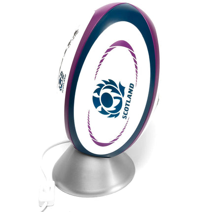 Rugby Ball Scotland Globall Adults and Kids Night Light | Official SRU & Gilbert Licensed Night Lamp | Rugby Gifts for Men and Women | Cool Bedroom