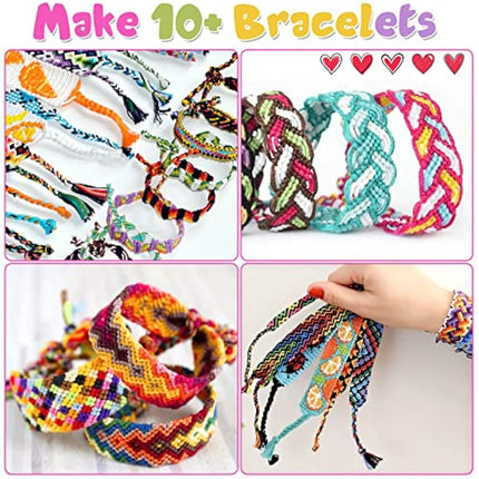 modacraft Friendship Bracelet Making Toys for Girl , Friendship DIY Craft Kit for 8-14 Years Old Kid Jewellery Making Kits Birthday Gifts , Present for Girls