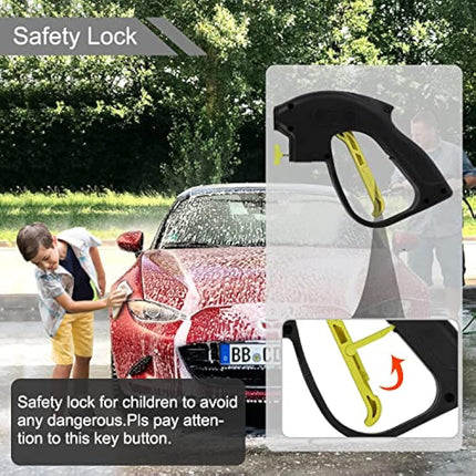 Stream Pressure Washers Jet Washer for Patio, 135Bar 1650W 420L/H Portable Power Washers with Brush, Electric High Power Washer Car Washing Machine, Garden Cleaning Machine for Driveway