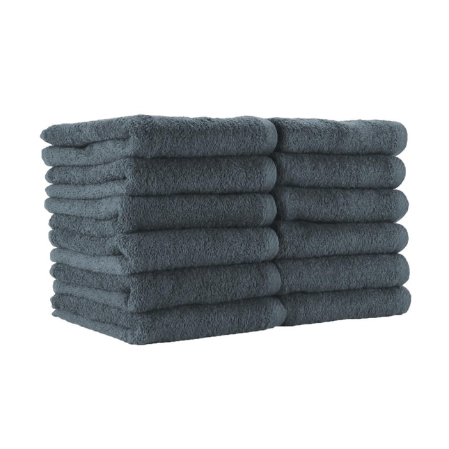 Arkwright Bleach Safe Salon Towels Pack of 12 (16 x 27 inch, Charcoal)