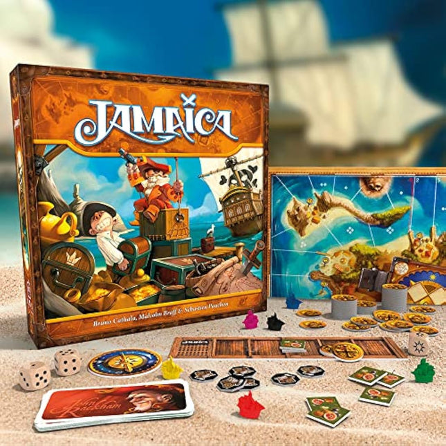 Asmodee Editions | Jamaica 2nd Edition | Board Game | Ages 8+ | 2-6 Players | 30-60 Minutes Playing Time Various, ASMSCJCA03EN