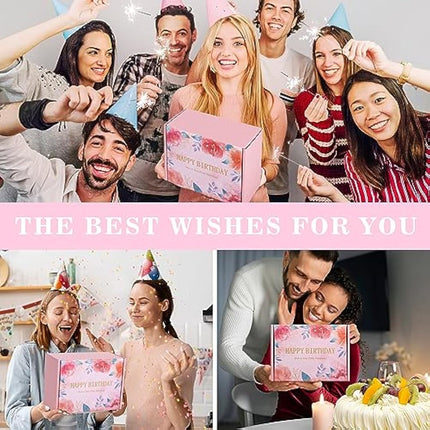 TuDou 18th Birthday Gifts for Girls, Happy 18th Birthday Hamper for Girls, 18 Year Old Girl Gifts, 18 th Birth-Day Pamper Box for Her, Best Friend, Sister, Daughter, 18 th Birth-Day Presents for Girl