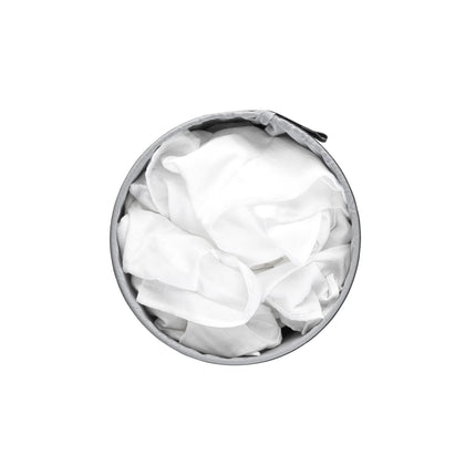 Brabantia - Laundry Bin - Handsfree Plastic Lid - Portable Laundry Bag Inside - Quick-drop Opening - Basket with Ventilation Holes - Non-Scratching