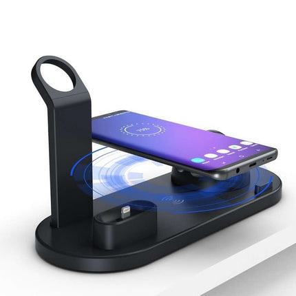 4-in-1 Wireless Charging Station for iPhone, Apple Watch & AirPods - Fast Charge Dock Stand