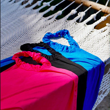 Solid Color One-piece Swimsuit For Women  Plus Size Backless Swimsuit