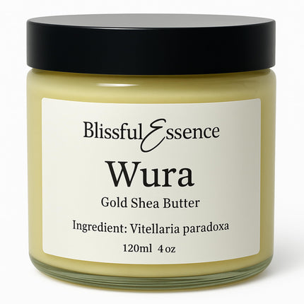 Pure Shea Butter - 100% Fresh Raw Unrefined Shea Butter, Skin/Hair/Nail/Lip Food for Healing and Moisturising| Vegan and Ethically Sourced, Glass Jar