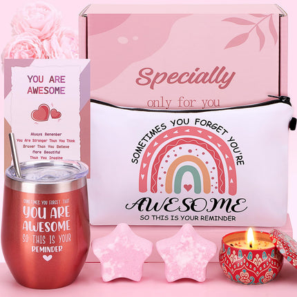 Pamper Hampers for Women, Birthday Pamper Gifts for Her Self Care Gifts Box Care Package for Mum Female Birthday Hampers Relaxation Bath Gift Birthday