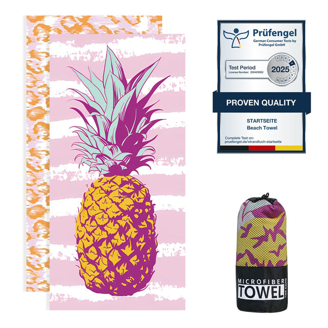 200 x 90 cm Microfibre Towel - Large Size Quick Drying Microfibre Beach Towels for adults, Sand-Free, Absorbentextra large Beach Towels for adults -