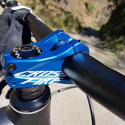 Funn Crossfire Mountain Bike Stem with 31.8mm Bar Clamp - Durable and Lightweight Alloy Bike Stem for Mountain Bike and BMX Bike, Length 50mm stem